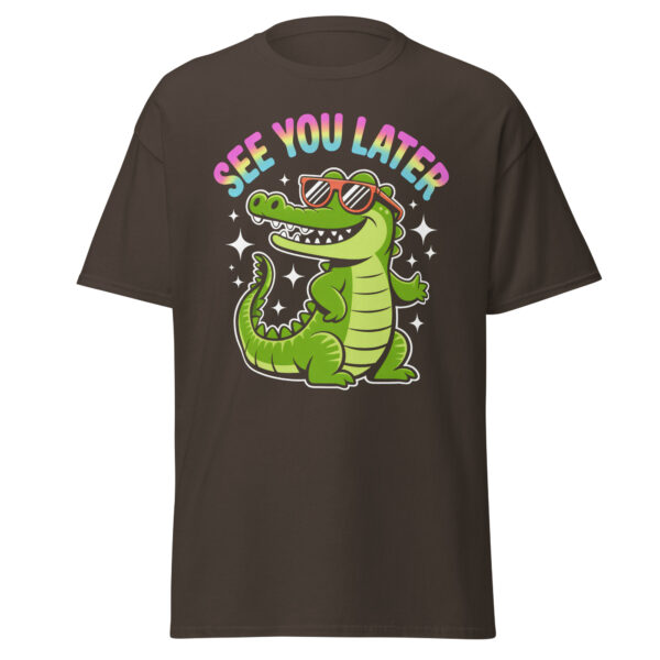 T-Shirt SEE YOU LATER Alligator – Retro Spruch Shirt, lustiges Krokodil