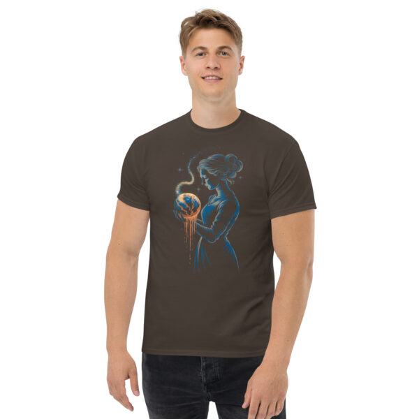 T-Shirt Earth in Her Hands – Melting Planet, Climate Art, Klima