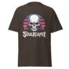 T-Shirt SOUL REAPER – Neon Sunset Skull, Synthwave Horror