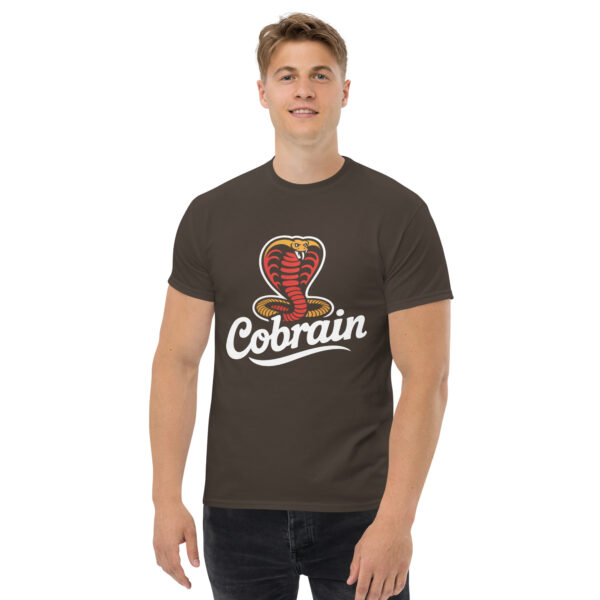 T-Shirt Cobrain – Cobra Brain, Retro Snake Script