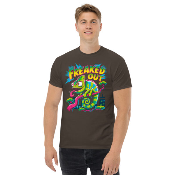 T-Shirt FREAKED OUT – Neon Chameleon, Street Pop