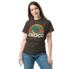 T-Shirt CROCO Sunset – Retro Gator Smile