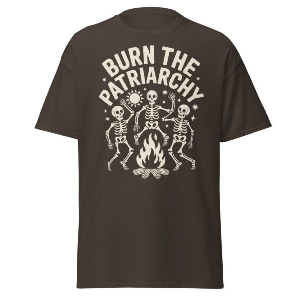 T-Shirt Burn The Patriarchy – Skelett Lagerfeuer