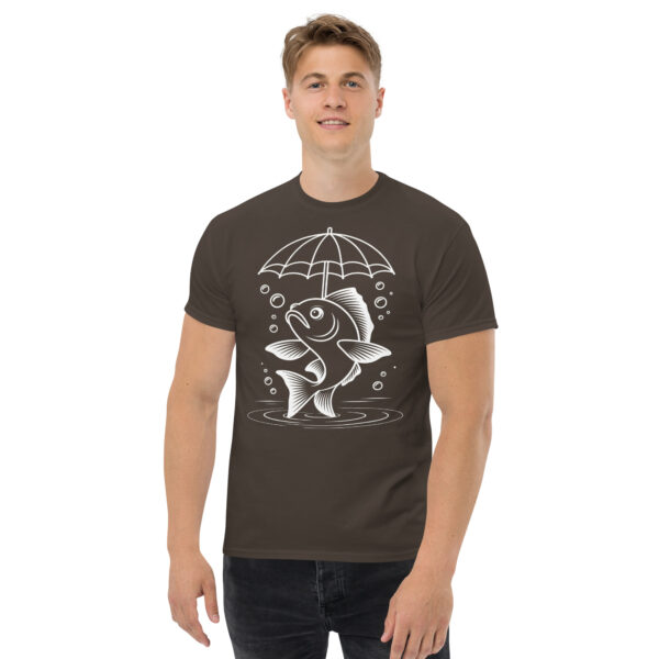 T-Shirt Umbrella Fish – Regenfester Humor