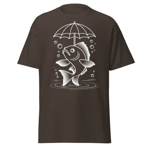 T-Shirt Umbrella Fish – Regenfester Humor