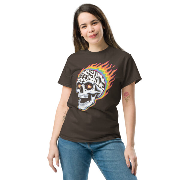 T-Shirt Psychedelic Obey Skull – Schädel, Flammen