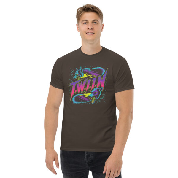 T-Shirt T.W.I.I.N Wolves – Zwillinge, Neon