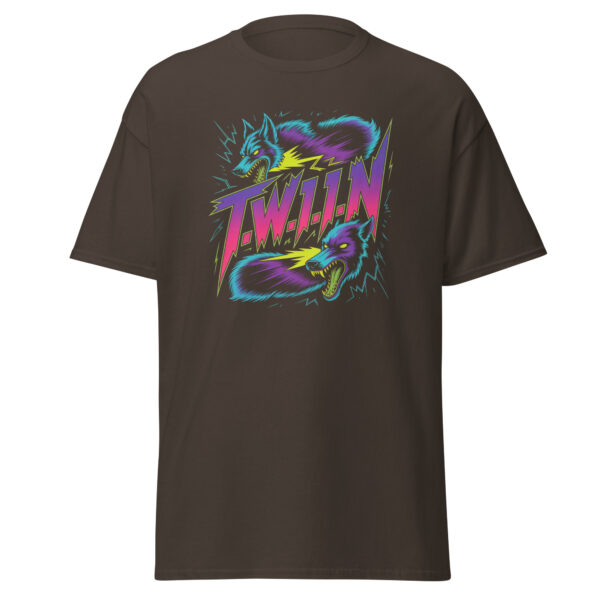 T-Shirt T.W.I.I.N Wolves – Zwillinge, Neon