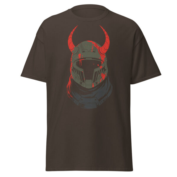 T-Shirt Kriegerhelm Hörner Wikinger Battle Stahl