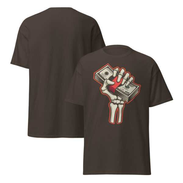 T-Shirt Skeleton Money Grip