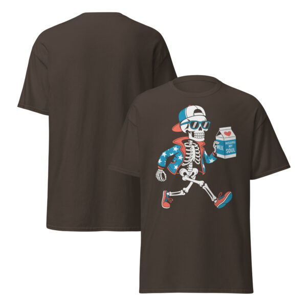 T-Shirt Missing My Soul Skater Skeleton Mil