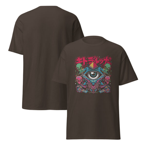 T-Shirt Alien Pyramid Eye – Shirt „UFO Vision“