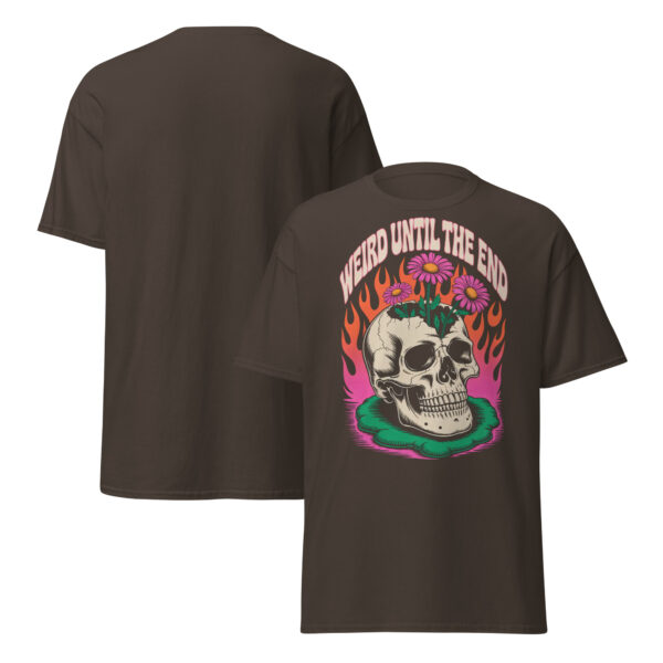 T-Shirt WEIRD UNTIL THE END – Skull Flowers