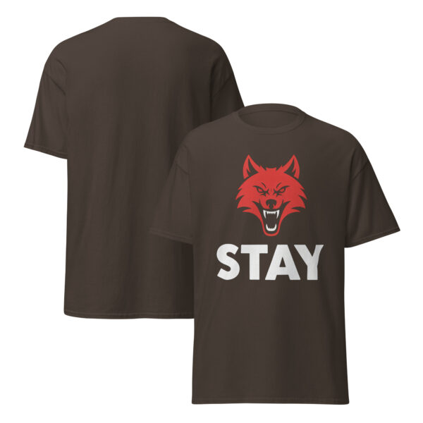 T-Shirt STAY WILD Wolf – Red Alpha