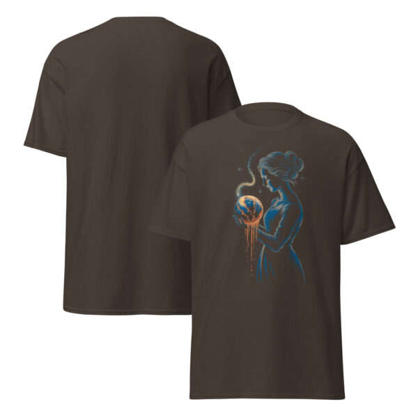 T-Shirt Earth in Her Hands – Melting Planet, Climate Art, Klima