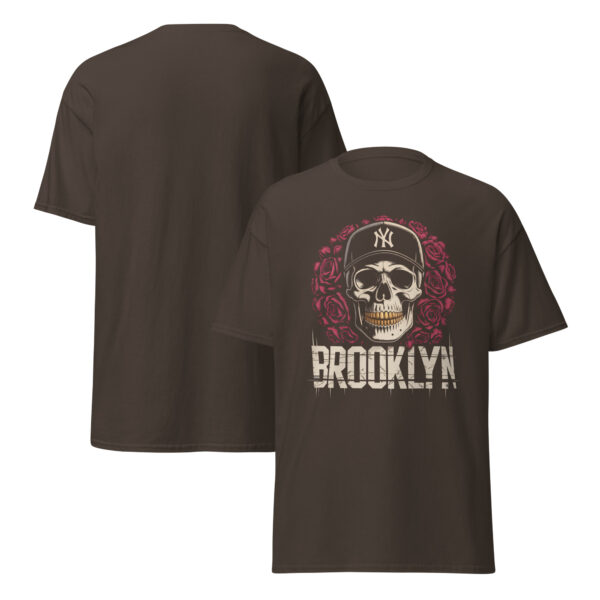 T-Shirt BROOKLYN Skull Roses – Urban Crown, Street Heritage