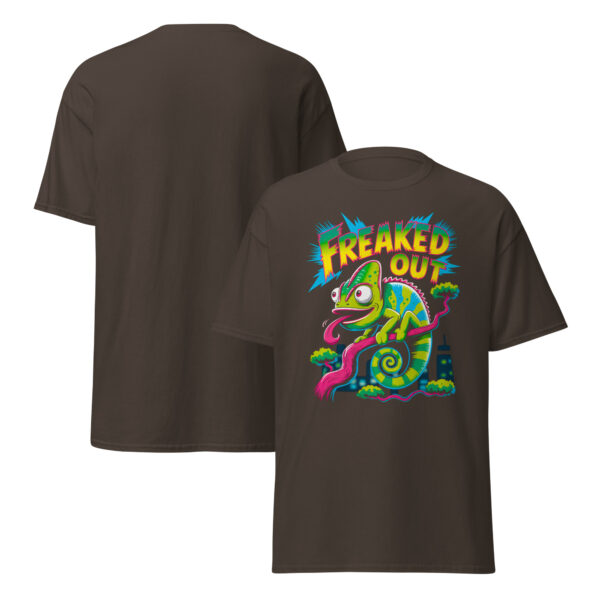 T-Shirt FREAKED OUT – Neon Chameleon, Street Pop