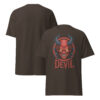 T-Shirt DEVIL Inferno – Horned Head, Occult Circle