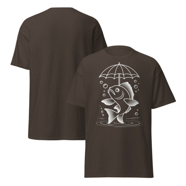 T-Shirt Umbrella Fish – Regenfester Humor