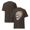 T-Shirt Flammenschädel Obey Slave – Streetwear, Totenkopf