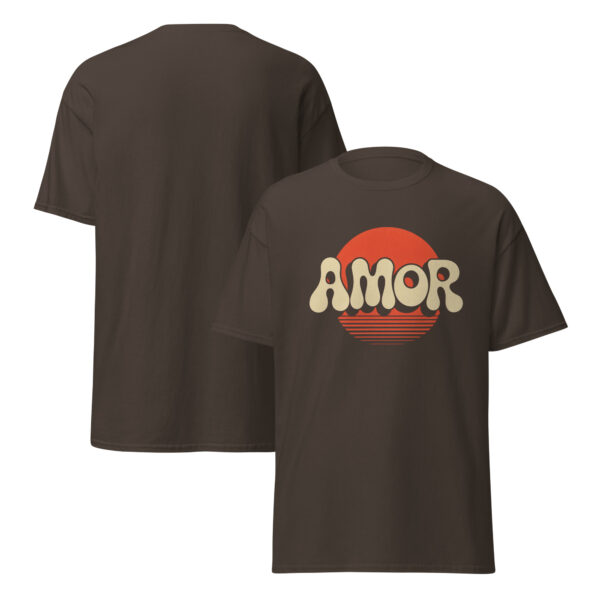 T-Shirt Amor Sunset – Liebe, Retro