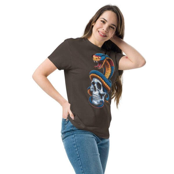 T-Shirt Schlange & Schädel Inferno – Skull Snake Shirt, Tattoo Stil