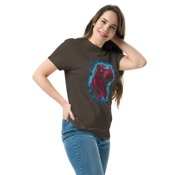 T-Shirt T‑Rex Neon Roar – Dinosaurier Shirt