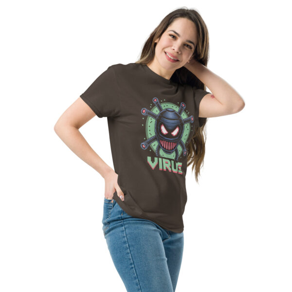 T-Shirt VIRUS Retro Pixel – Hacker Shirt