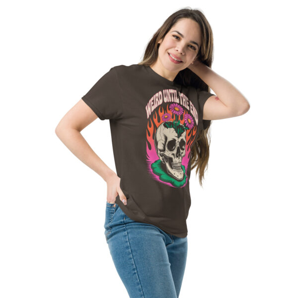 T-Shirt WEIRD UNTIL THE END – Skull Flowers