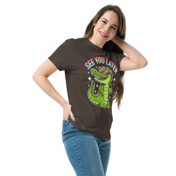 T-Shirt SEE YOU LATER Alligator – Retro Spruch Shirt, lustiges Krokodil