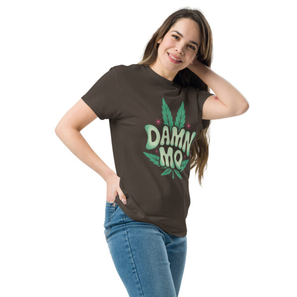T-Shirt DAMN MO – Weed Leaves, Stoner Vibes