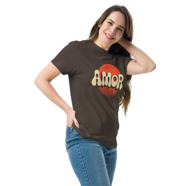 T-Shirt Amor Sunset – Liebe, Retro