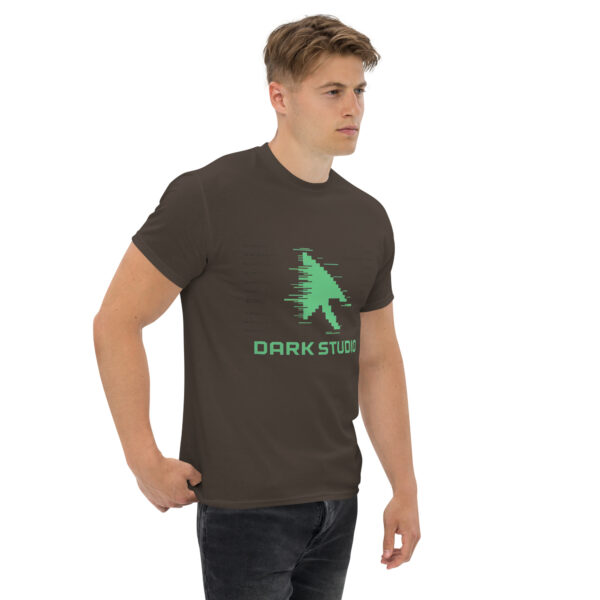 T-Shirt Dark Studio Glitch Cursor – Binary Hacker