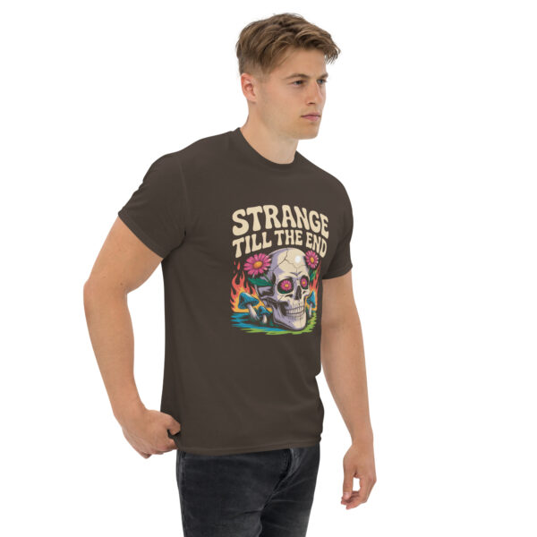 T-Shirt STRANGE TILL THE END – Psychedelic Skull & Shrooms