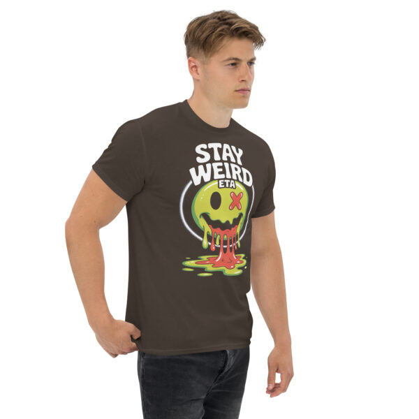 T-Shirt STAY WEIRD – Melting Smiley ETA, Slime Vibes