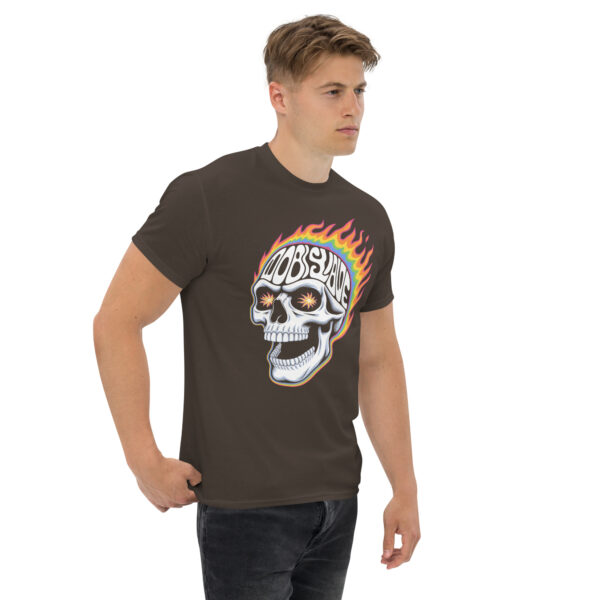 T-Shirt Flammenschädel Obey Slave – Streetwear, Totenkopf