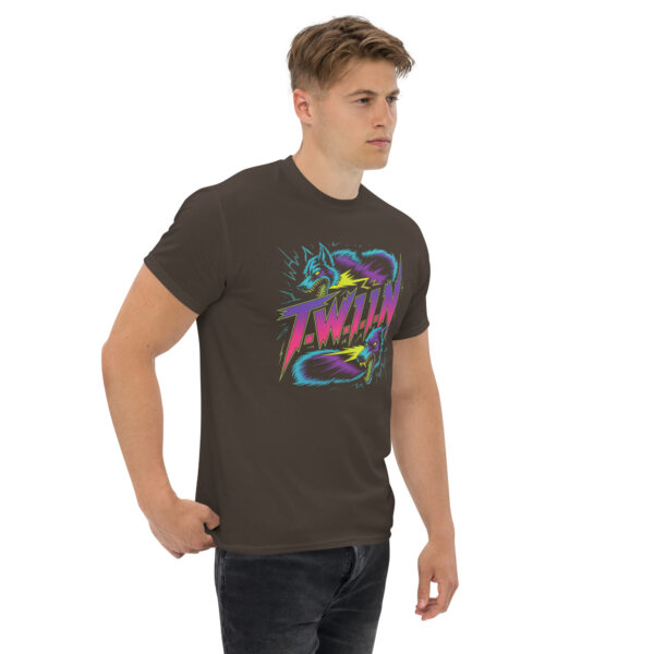 T-Shirt T.W.I.I.N Wolves – Zwillinge, Neon