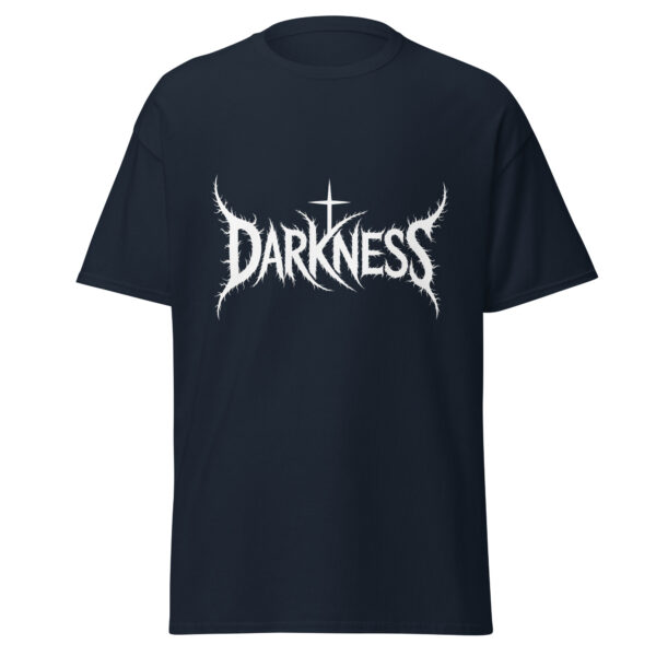 T-Shirt Düsterer Darkness Gothic-Text