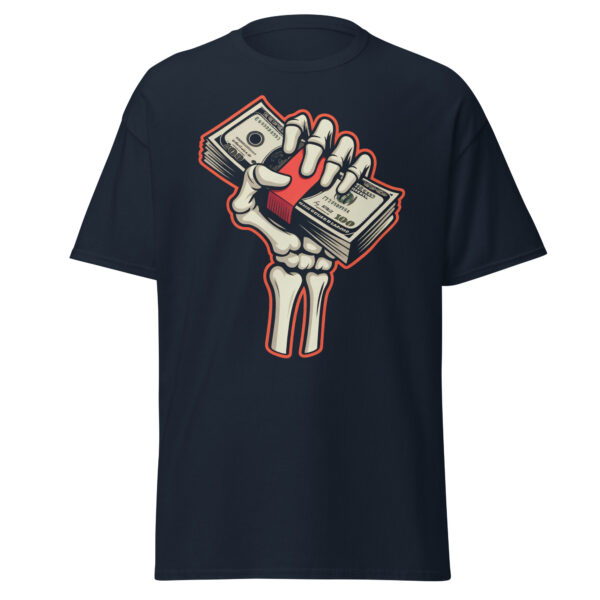 T-Shirt Skeleton Money Grip