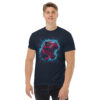 T-Shirt Neon Rex Roar – T‑Rex Skull Shockwave