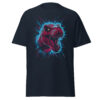 T-Shirt Neon Rex Roar – T‑Rex Skull Shockwave