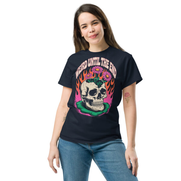 T-Shirt WEIRD UNTIL THE END – Skull Flowers