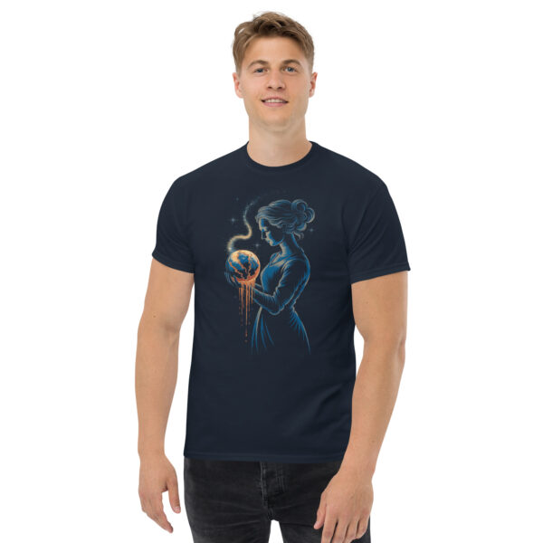 T-Shirt Earth in Her Hands – Melting Planet, Climate Art, Klima