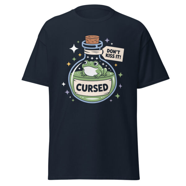 T-Shirt CURSED Frog – Don’t Kiss It, Witchy Bottle