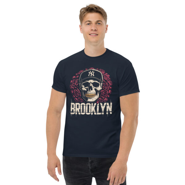 T-Shirt BROOKLYN Skull Roses – Urban Crown, Street Heritage