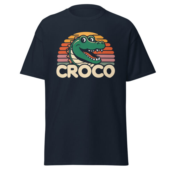 T-Shirt CROCO Sunset – Retro Gator Smile