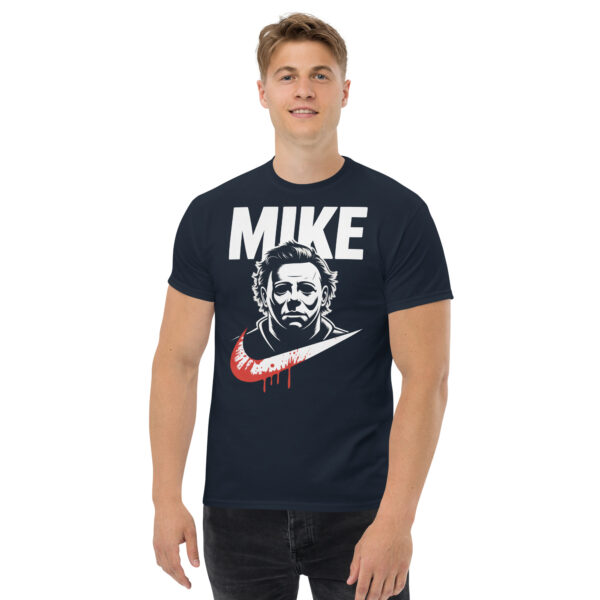 T-Shirt MIKE Just Slice It – Horror Swoosh Parody