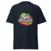T-Shirt Be Authentic – Retro Regenbogen Statement