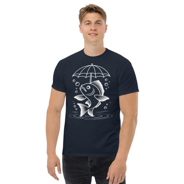 T-Shirt Umbrella Fish – Regenfester Humor