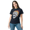 T-Shirt Psychedelic Obey Skull – Schädel, Flammen